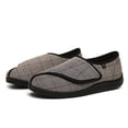 thumbnail image 2 of Zapatos de cuidado de primavera y otoño Zapatos anchos ajustables a cuadros británicos Pie de azúcar Grasa Pie ancho Deformación Desgaste, 2 of 3