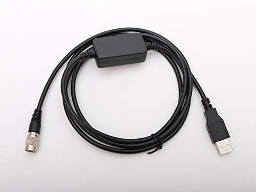 USB Data Cable with 6pin Hirose Male Plug for Nikon DTM532,DTM522,DTM452,DTM330,NIVO Total Stations