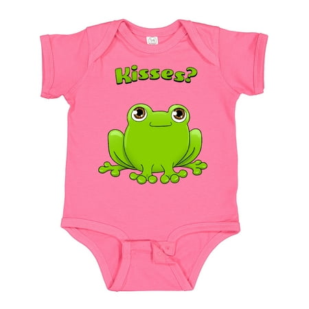 

Inktastic Kisses - Cute Frog Gift Baby Boy or Baby Girl Bodysuit