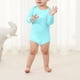thumbnail image 1 of Cowsor Baby Cotton Spandex Long-Sleeve bodysuits unisex boy girl, 1 of 7