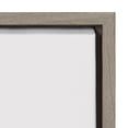 thumbnail image 3 of Kate and Laurel Sylvie Hello, I’m Reese the VP of HR Framed Canvas Wall Art by The Creative Bunch Studio, 18x24 Gray, Whimsical Rabbit Animal Art for Office, 3 of 8