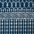 thumbnail image 2 of SAFAVIEH Tulum Glen Moroccan Geometric Area Rug, Navy/Ivory, 6' x 9', 2 of 9