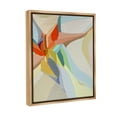 thumbnail image 4 of Stupell Industries Asymmetrical Soft Shapes Abstract Painting Brown Floater Framed Canvas Art Print Wall Art, 17 x 21, 4 of 10