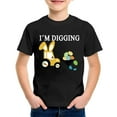 thumbnail image 4 of shoper Car Tees, Boys Shirts Size 8 Vehicle Print Crew Neck Short Sleeve Soft Summer Tops Back to School T-Shirts Toddler To Big Kid Black 150, 4 of 5