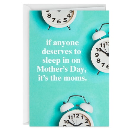 Hallmark Shoebox Funny Mother's Day Card (You Deserve a Sleeping-In Day)