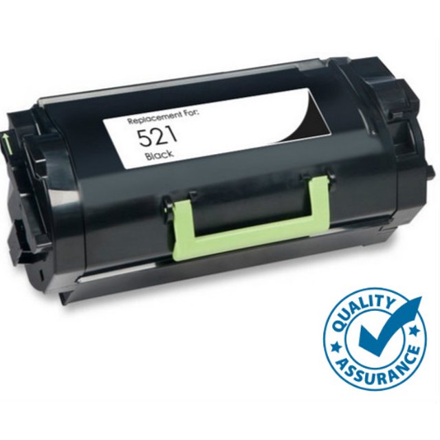 Printer Compatible 521 (52D1000) Lexmark Cartouche de Toner Noir - Lexmark MS710/MS711/MS810/MS811/MS812