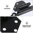 thumbnail image 4 of Mobutofu 8Pcs Cupboard Hinges Rolled Steel Overlay for Kitchen Furniture Use, 4 of 5
