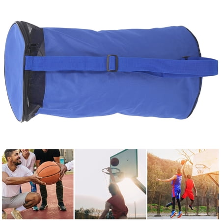 YOUTHINK Basketball Carrier Bag Double Zipper Single-Shoulder Basketball Bag Adult Home For Student Travel