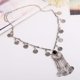 thumbnail image 4 of Collar de Boho Hugo Tribal Boho Monedas Colgante Color de Flecos, 4 of 10