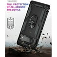 thumbnail image 4 of for Google Pixel 6 Pro case Heavy Duty Rugged Full Body Scratch Proof Shockproof Screen Protection Built-in 360 Ring Kickstand Military Hard Back Phone Cover for Men Women Black, 4 of 17