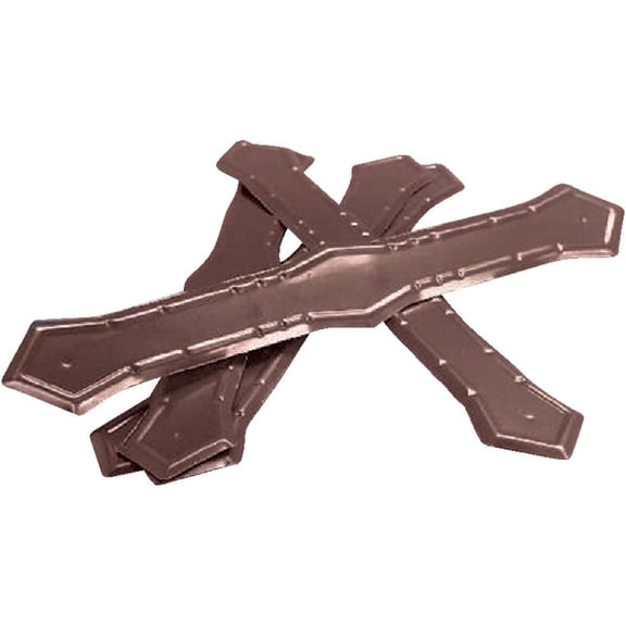 AMERIMAX HOME PRODUCTS 3322919 Galvanized Downspout Band, Brown