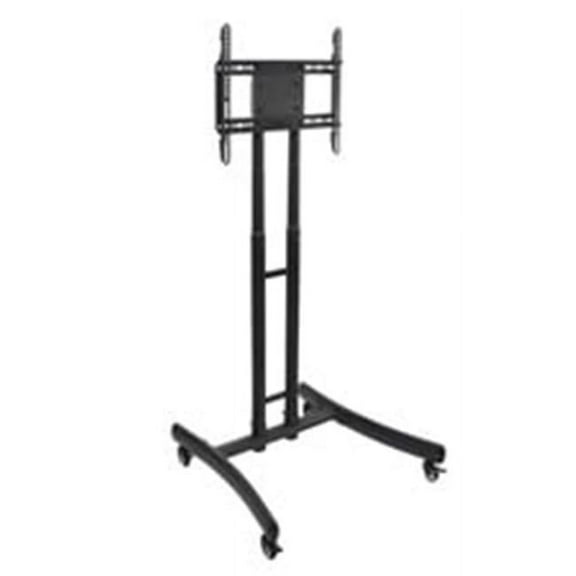Height Adjustable Rolling TV Stand