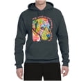 thumbnail image 3 of Neon Lab Dog Lover Shirt | Labrador Dogs Speak To Those Who Listen | Dean Russo Art Animal Lover Unisex Hoodie Sweatshirt, Charcoal, 3X-Large, 3 of 6