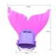 thumbnail image 5 of Lindos niños natación aleta buceo pie aletas agua entrenamiento zapatos (rosa), 5 of 6