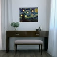 thumbnail image 5 of Lavish Home 12x16 Wall Art with Timer, LED and Color Changing Lights, Van Gogh Starry Night Print, 5 of 8