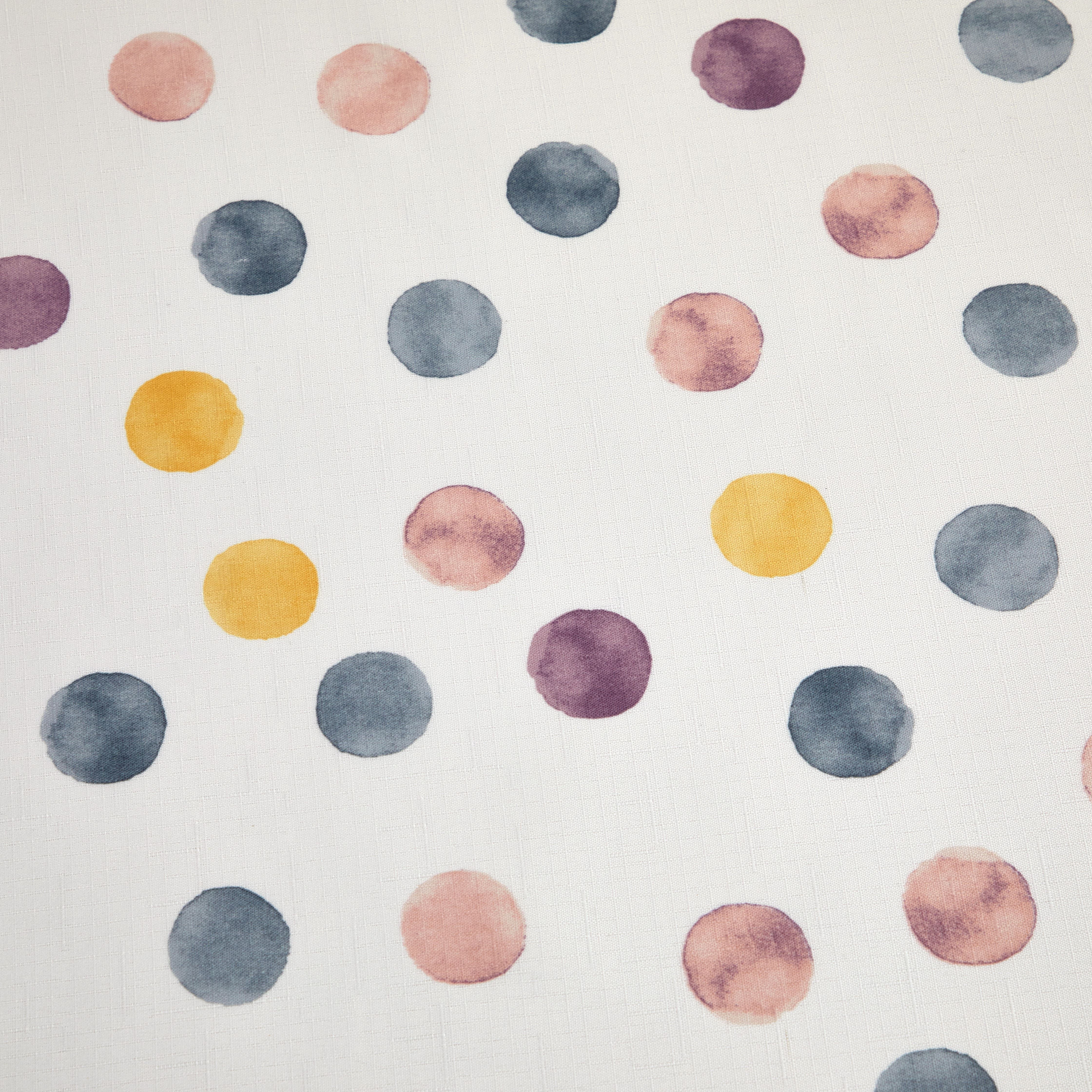 (3 pack) Mainstays Watercolor Dots Shower Curtain, 72" X 72", Polyester
