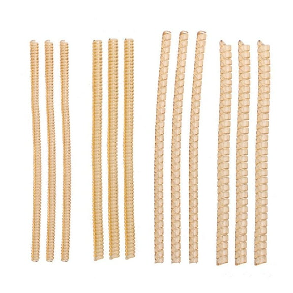 12 Pcs/set Invisible Clips Guard Ring Sizer Invisible Ring Size Adjusters Fit for Man and Woman Loose Rings (Gold)