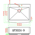 thumbnail image 4 of 30 inch Drop-In/Top Mount Farmhouse/Apron Front Kitchen Sink, 4 of 4
