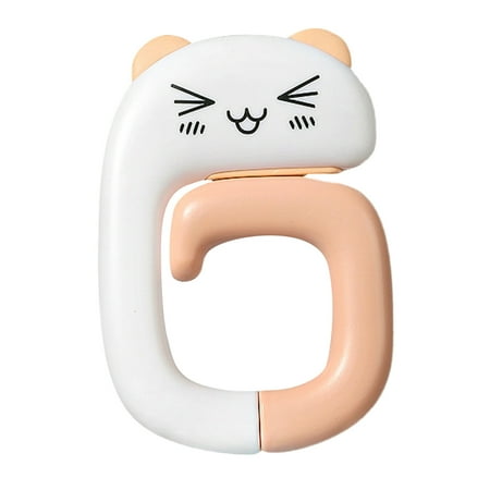 

Clearance Sale! Portable Cute Panda Bear Cat Hooks Heavy Duty Hooks Decorative For Kids Girls For Key Coat Robe Towel
