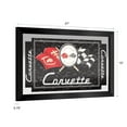 thumbnail image 4 of Corvette C1 Black Ready-To-Hang Black Framed Wall Mirror, 4 of 4