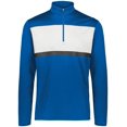 thumbnail image 3 of Holloway Sportswear S Prism Bold 1/4 Zip Pullover Royal/White 222591, 3 of 5