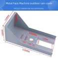 thumbnail image 4 of Máquina de control de acceso Cubierta impermeable para lector de tarjetas Timbre de puerta Máquina de control de acceso todo en uno Cubierta impermeable para lluvia Protección solar Tipo 86, 4 of 5