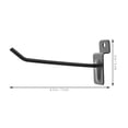 thumbnail image 3 of Miangastore 10pcs Pegboard Hook 10cm Utility Hook Peg Board Tool Utility Hook Commodity Display Hook, 3 of 8