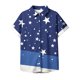 thumbnail image 4 of Fiudx Ofertas y Liquidaciones Blusas de Manga Corta Estampadas con Flores y Plantas Cómodas Informales Regulares para Mujer a La Moda, 4 of 5
