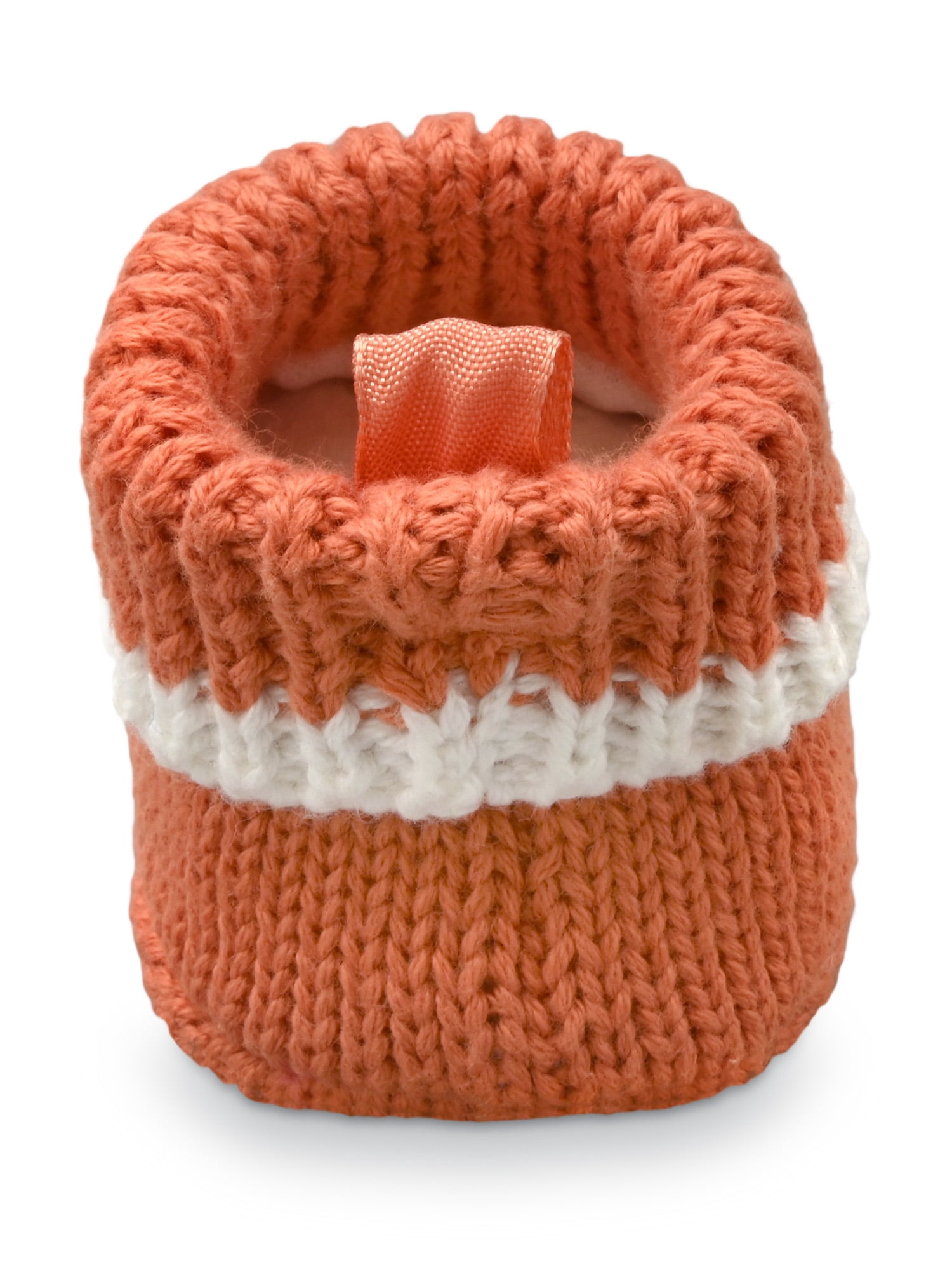 Carter's Child of Mine Infant Unisex Knit Pumpkin Graphic Booties, Sizes 0-6 Months
