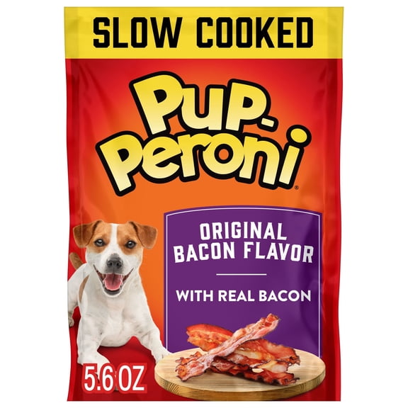 Pup Peroni Original Bacon Flavor Dog Treats, 5.6 oz Bag