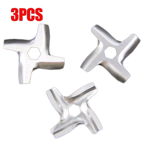 yaaqii 3Pcs Meat Grinder Parts #5 Mincer Accessory Replacement Fits for Moulinex