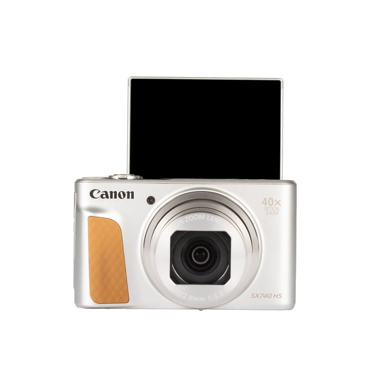 Canon PowerShot SX740 HS Digital Camera 40x Zoom Silver Bundle