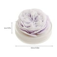 thumbnail image 2 of Rose Shaped Aromatherapy Candle Handmade Scented Soy Wax Decor for Home Spa Bath Yoga Relaxation Gift, 2 of 5
