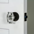 thumbnail image 5 of Viaggio Clomhmsta_Prv_238 Circolo Hammered Solid Brass Privacy Door Knob Set - Chrome, 5 of 7