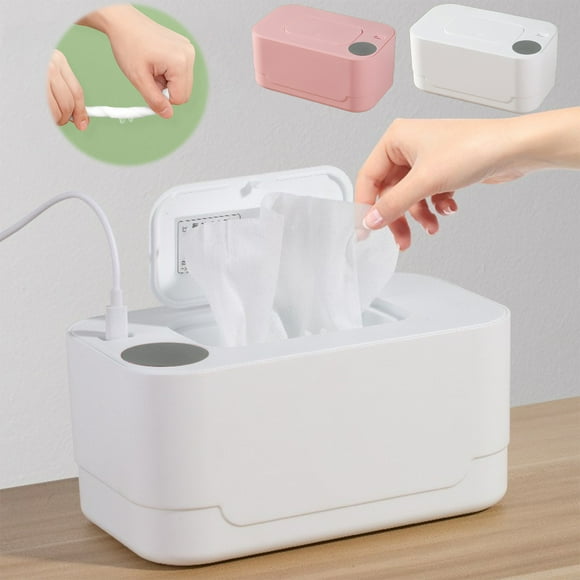 Xihbxyly Calentador de Toallitas Portátil, Carga Usb, Gran Capacidad, Control de Temperatura Constante, Ideal para Viajes y Uso En Coche, Diseño Ligero, Tamaño 20 X 12 X 9,5 Cm