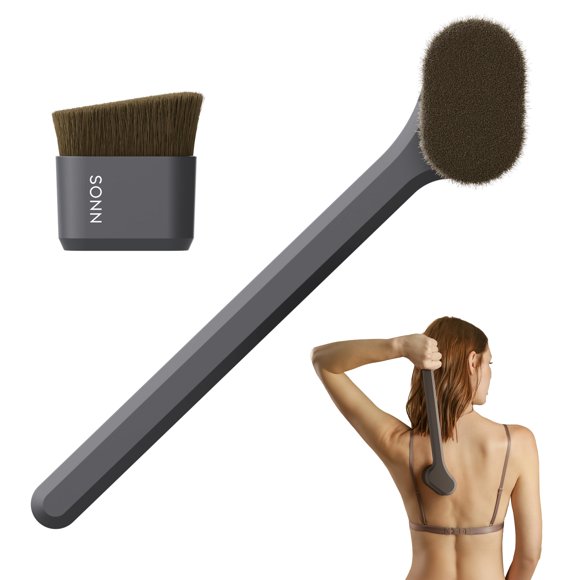 Set de brochas autobronceadoras para cuerpo y rostro SONN Kabuki