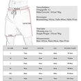 thumbnail image 3 of QUETO Men's Swim Shorts Hawaii Beach Shorts Water Repellent Swim Shorts Surf Shorts Men's Swim Trunks with Drawstring and Pockets, Breathable, Quick Dry（C）, 3 of 5