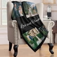 thumbnail image 6 of Personalised Photo Blanket Dad We Love You Custom Picture Collage Blanket Fathers Day Photo Blanket Personalised Gift for Dad Papa Father Grandpa, 6 of 6