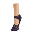 thumbnail image 5 of MeMoi Women's Floral Net Mary Jane Loafer Socks - Womens - Female, One Size, Brite Gold, 5 of 6