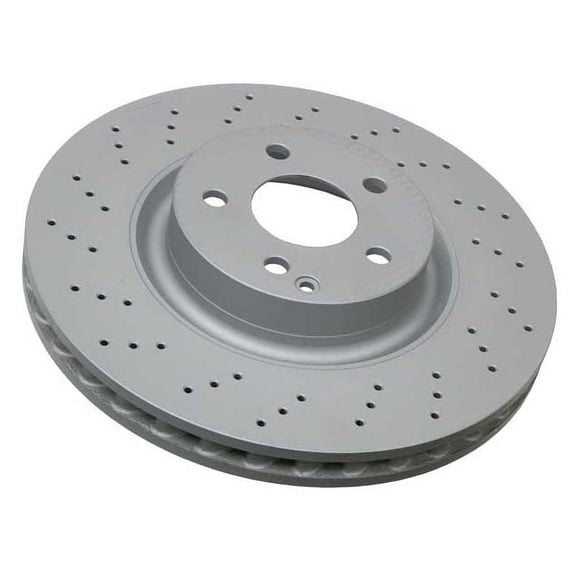 Front Brake Rotor - Compatible with 2007 - 2011 Mercedes-Benz S550 Base 2008 2009 2010