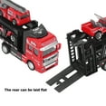 Car Carrier Truck For Boys With 6 Small Car Vivid Separable Pull Back