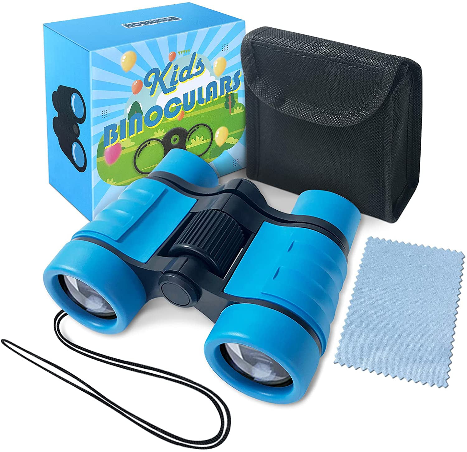 Black-1 Kids Telescopes Handheld Toys Binoculars Fun Cool Learning Exploring Educational Toy Birthday Gift for Kids Boys Girls 