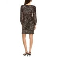 thumbnail image 2 of Nanette Nanette Lepore womens  Velvet Sequin Mini Dress, 6, Black, 2 of 2
