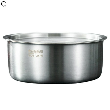 

GYMNASTIKA Steamed Egg Bowl Kitchenware Multifunctional Useful Stainless Steel Rice Fruit Salad Ramen Bowl