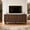 Walnut, variant on BFJDM Sideboard Buffet Cabinet Mid-Century 4-Door Walnut Wood with Adjustable Shelves 1-Pack 63 Inch