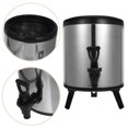 thumbnail image 1 of Luxshiny Distributeur de Boissons Isolé Usage Commercial Argent Plaqué Acier Inoxydable 304 Grande Capacité, 1 of 8