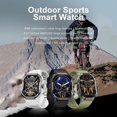 thumbnail image 2 of Rainbuvvy HK24 smartwatch 2.01-inch AMOLED screen health tracker answer/make phone calls NFC sports watch, 2 of 17