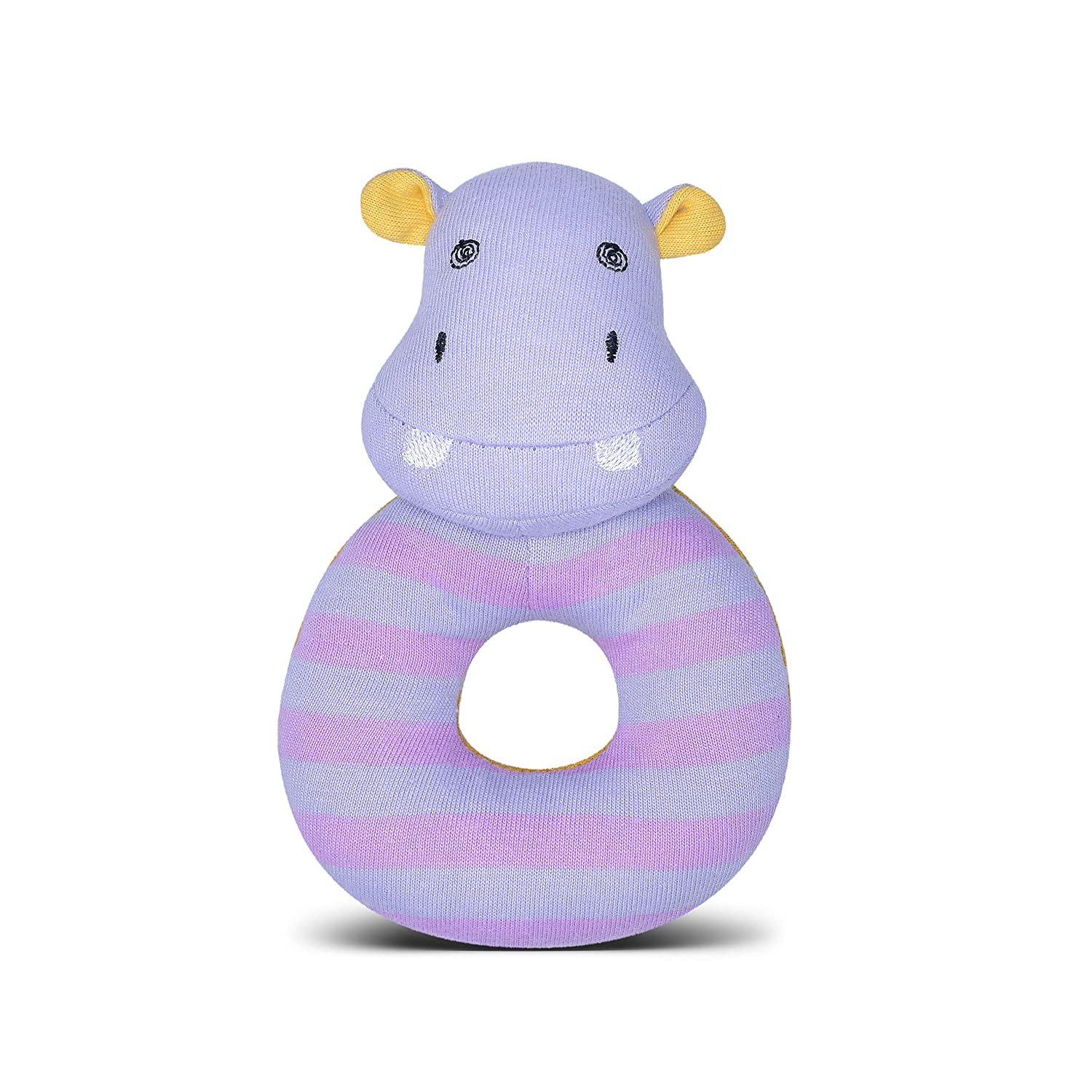 Apple Park Organic Farm Buddies Rattle Coco Hippo (TF272) Organic