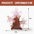 thumbnail image 2 of Estatuilla de flor de vidrio, estatuilla de árbol soplada a mano, adorno de mesa, pisapapeles para regalo, decoración de escritorio para el hogar, 2 of 6
