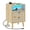 Nature, variant on Afuhokles Rattan Nightstand with Charging Station, USB Ports, LED Night Stand for Bedroom, Bedside Table with 2 Hand Made Rattan Decorated Drawers, Natural